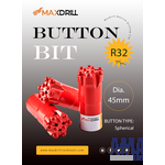 Maxdrill Cheap Price Hot Sale Rock Tools R32 Thread Button Bit for Drilling Mining and Quarrying - Button Bit and R32 Button Bit