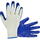 Cotton/Poly Knit, Blue Latex Coated Palm Gloves - Bulk
