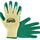 Cotton/Poly Knit, Green Latex Coated Palm Gloves